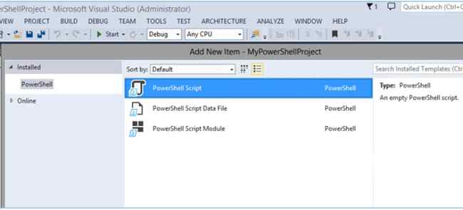 PowerShell project